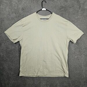 Fear of God Essentials Mens XXL Oversized T-Shirt Sage Green Back Logo